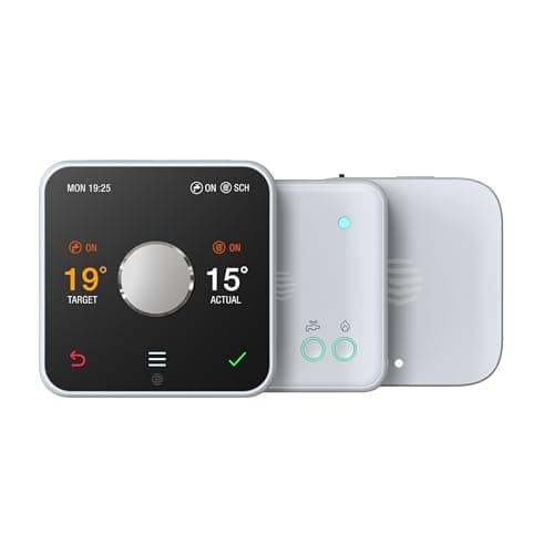 Image of Hive Thermostat for Heating & Hot Water Control (Conventional Boilers), With Hive Nano 3 Hub, White, A Conventional Boiler is Required