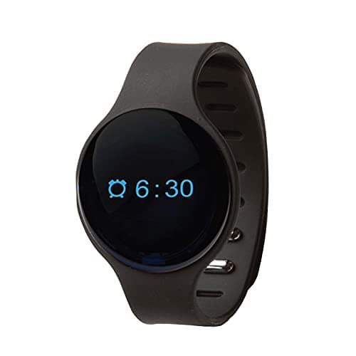 Image of Bas-Tek Sport Lightweight Bluetooth Fitness Tracker, Smart Watch Activity Tracker with Pedometer, Sleep Monitor & Call Alerts, Water-Resistant Health Band for iOS & Android - Black