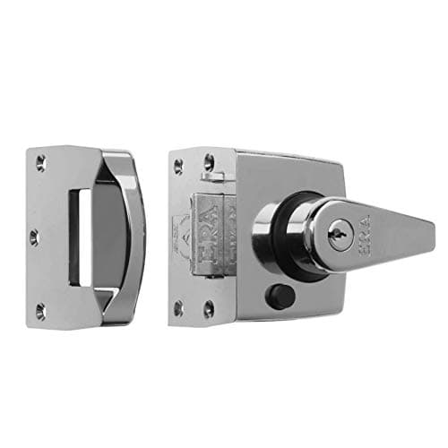 Image of ERA British Standard 40mm Nightlatch, High Security, British Standard, Police Certificated Deadlocking Nightlatch (Satin Chrome)