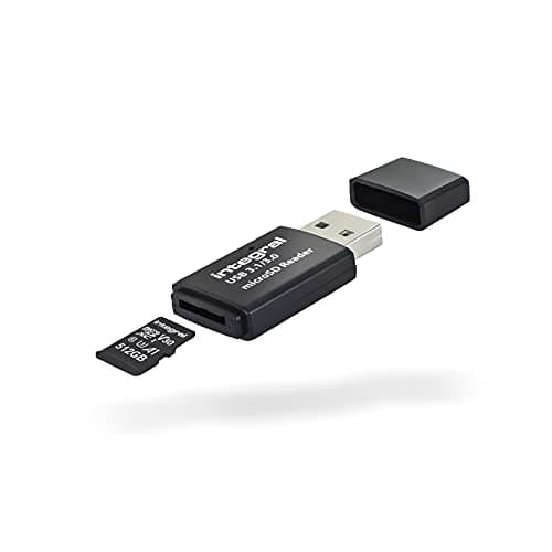 Image of Integral Micro SD Card Reader, USB 3.1 USB 3.0, for micro SD, microSDHC, microSDXC Memory Cards, USB3.0 Memory Card Adapter