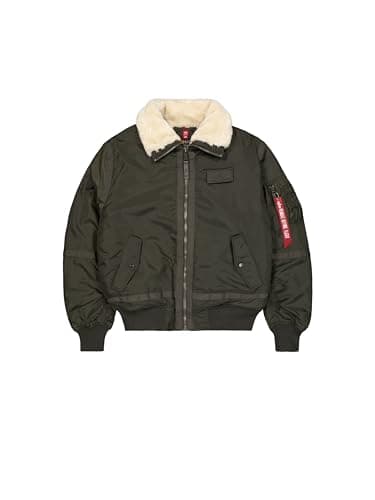 Image of Alpha Industries B15-3 TT Bomber Jacket for Men Black Olive