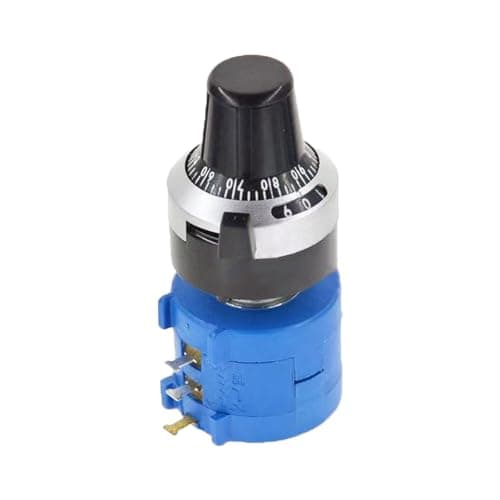 Image of Switian 3590S-2-103L B10 Kohm Rotary Wire Wound Precision Potentiometer, Precision Multi turn Wirewound Potentiometer, Adjustable Resistor Counting Dial Rotary Knob