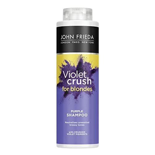 Image of John Frieda Violet Crush Purple Shampoo 500 ml, Purple Toning Shampoo for Blonde Hair, Shampoo Value Pack