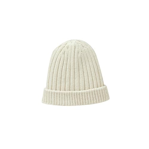Image of Neiwech Cotton Baby Beanie Hat Infant Newborn Toddler Winter Knitted Warm Skull Caps for Boys Girls 0-6 Months White