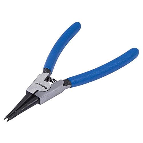 Image of Blue Spot Tools 08704 External Straight Tip Circlip Plier, Blue, 150 mm