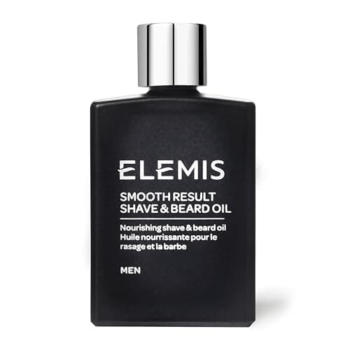 Image of ELEMIS Smooth Result Shave and Beard Oil, Nourishing Shaving Oil for Men, Multi-Purpose Smoothing Face Oil to Soften and Prepare Skin, Men's Face Care, 30ml