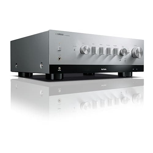 Image of Yamaha R-N1000A Network Receiver with Phono, HDMI and Built-in DAC, Silver