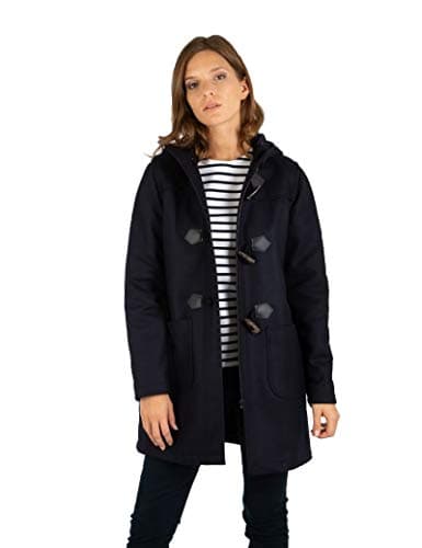 Image of Armor Lux Duffle Coat Concarneau - wool blend sheet, Rich Navy, 20