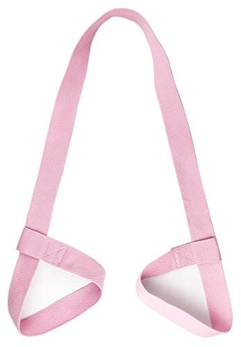 Image of Riarbronee Yoga Mat Carrying Strap Sling,Adjustable Loops for all Mat Sizes(Mat not included) (Pink)