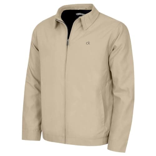 Image of Calvin Klein Mens Hawkins Classic Stylish Jacket - Stone - XL