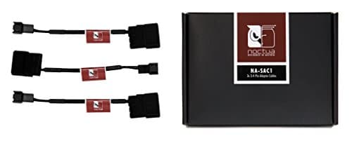 Image of Noctua NA-SAC1, 3 to 4 Pin Adaptor Cables for PC Fans (Black)