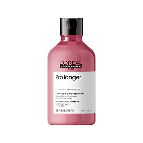 Image of L'Oréal Professionnel Strengthening Hair Shampoo for Long and Thin Hair, with Filler A-100 & Amino Acids, Expert Series, Pro Longer Shampoo, 300 ml