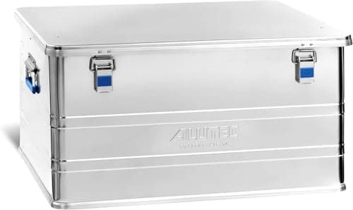 Image of ALUTEC Comfort 157 Aluminium Box (Capacity 157 L, Inner Dimensions (L x W x H) 750 x 550 x 381 mm, Dust/Splash Proof, Tool Box, Storage Box, Weight 7.74 kg) 12157