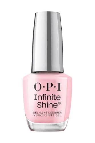 Image of OPI Infinite Shine Nail Polish - It’s a Girl - Gel Like & Long Lasting Baby Pink Nail Polish - with Pre-Cured Gel Technology & OPI Pro-Wide Brush (15ml)