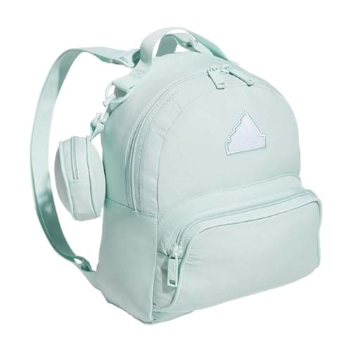 Image of adidas Mini Backpack for Women – Small Bag for Travel, Gym, Festival & More, Halo Mint Green, One Size, Mini Backpack for Women – Small Bag for Travel, Gym, Festival & More