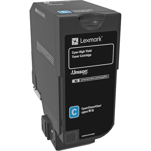 Image of Lexmark 74C0H20 CS725 Cyan High Yield Cartridge Toner