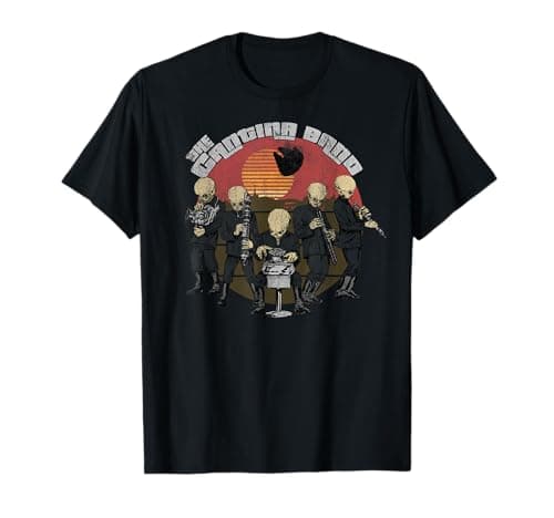 Image of Star Wars Vintage Cantina Band Badge Graphic T-Shirt T-Shirt