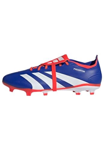 Image of adidas League Fold Over Tongue FG Boots Blue/White/Red 9 (43.3)