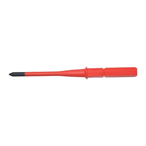 Image of C.K Dextro VDE Spare Blade PZ1 x 80mm, T4925PZ1, Pozidriv Blade for Interchangeable Screwdrivers Set T4925, Electricians Insulated Terminal Screwdriver Pozi, Electrical Screw Driver, Hand Tools