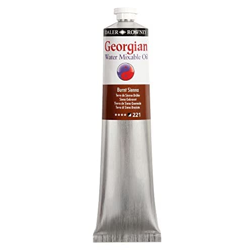 Image of Daler-Rowney Georgian Water Mixable Oil Paint, Aluminium Tube, 6.76oz - 200 ml, Titanium White