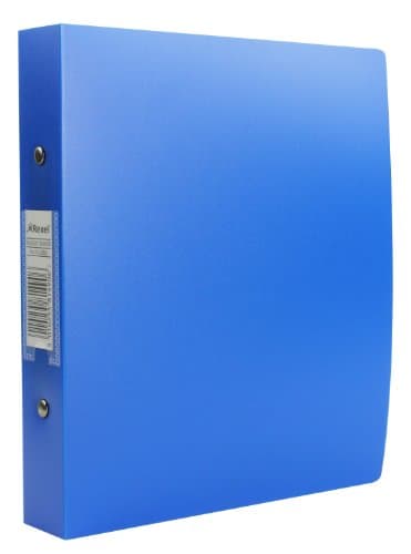 Image of Rexel A5 Ring Binder, Blue, 25 mm 2 O-Ring Diameter, Budget, Pack of 10, 13428BU