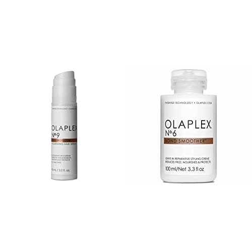 Image of OLAPLEX No.9 Protective Hair Serum, 90 ml (Pack of 1) & No.6 Bond Smoother, 100ml