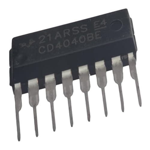 Image of CD4040BE DIP16 10-Pack Binary Counter IC Chip for Digital Circuits and Electronic Projects