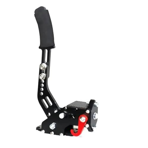 Image of EHYSYN Car Handbrake Lever Handbrake For Logitech T248P Steering Wheel To Play PC PS4 PS5 Console Racing Game Simracing Adapter MOD(Black handbrake)