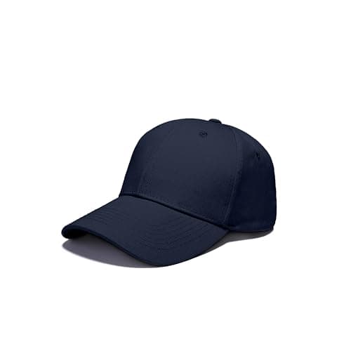 Image of IQONEQ Baseball Caps for Men and Women, Adjustable Fit, 23 Colors (UK, Alpha, One Size, Navy)