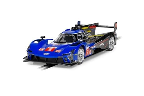Image of Scalextric Slot Cars World Sport Champ Endurance C4512 Cadillac V-Series R. - 24 Hours of LeMans 2023-3rd Place gt/prototype 24h Le Mans, Blue