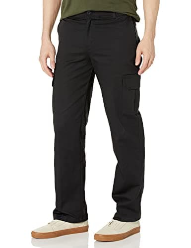 Image of Dickies Mens Men's Straight Cargo Pants, Black, 30W x 30L