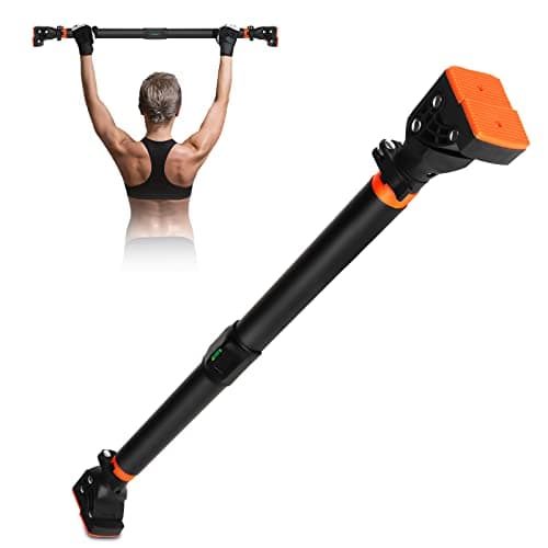 Image of Pull Up Bar for Doorway, AETKFO Chin Up Bar Strength Training Pull-Up Bars Adjustable Upper Body Trainer Workout Bar Door Fitness Exercise Gym Equipment for Home Indoor, No Screw Installation
