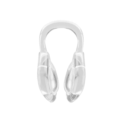 Image of Speedo Unisex-Adult Biofuse Noseclip | Silicone Comfort | Ergonomic Design, CLEAR, One Size