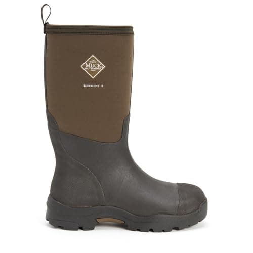 Image of Muck Boots Unisex MB Derwent II Pull On Waterproof Wellington Boot, Bark, 8