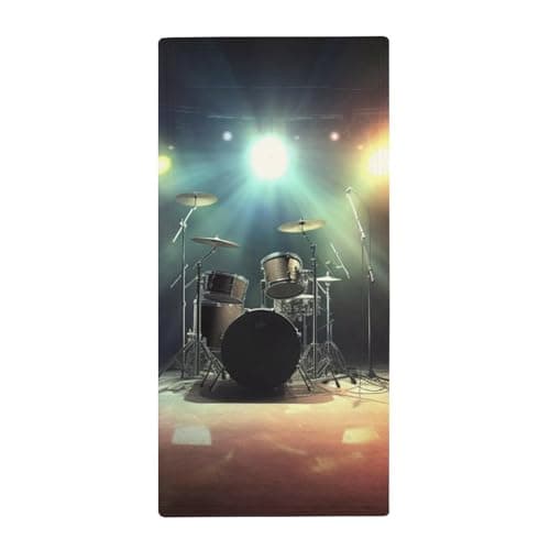Image of ZLFDSKGY Bath Towels,Rock Band Stage Printed Highly Absorbent Towels,Plush Shower Towels,Premium Towels for Bathroom, Gym, Shower, Hotel, and Spa(13.8x28.7 Inches)