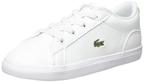Image of Lacoste Unisex Child Trainers Lerond, Wht, 7.5 UK
