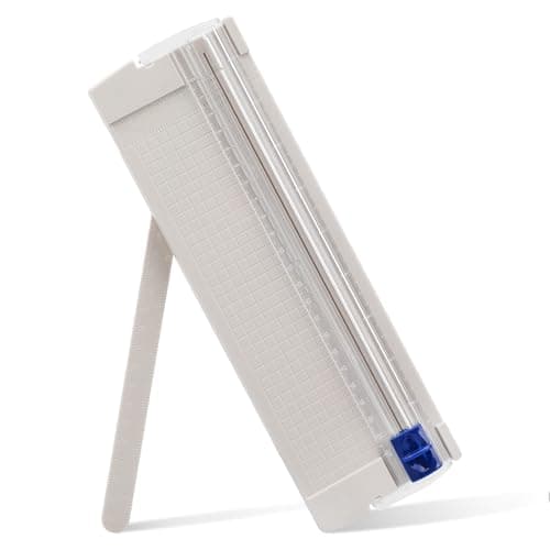 Image of Mini Paper Cutter,Paper Trimmer Guillotine A4 A5 with Automatic Security Safeguard for Paper Label Card, Craft Paper and Photos