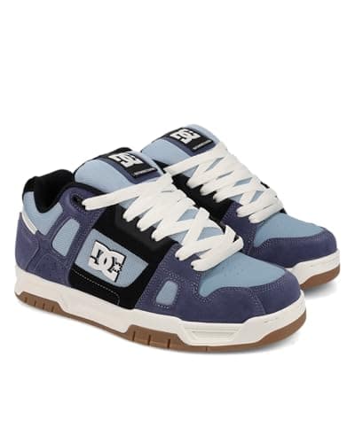 Image of DC Shoes Men's Stag Sneaker, Navy/Blue, 9 UK