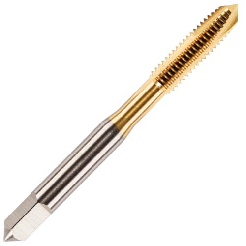 Image of Rennie Tools - M4 x 0.7 Spiral Point Tap HSS M2 Titanium (TiN) Coated 4mm Thread. Metric Hand/Machine Screw Tap Metric Coarse. for Tapping Through Holes