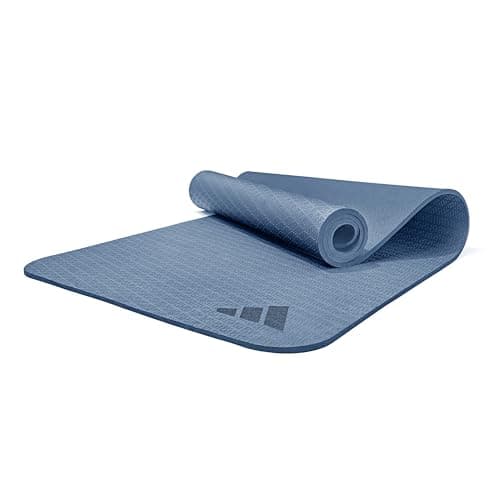 Image of adidas Yoga Mat, Medium-Density Workout Mat, 4mm