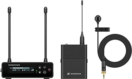 Image of Sennheiser EW-DP ME4 SET (S1-7) Portable Digital UHF Wireless Microphone System with ME4 Cardioid Lavalier - Black (700023)