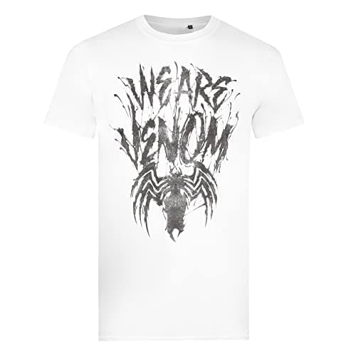 Image of Cotton Soul Marvel We are Venom Unisex T Shirt, White, Large