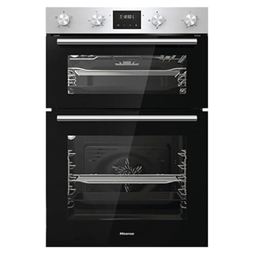 Image of Hisense Electric Double Oven with Built-in Hob, 88cm x 60cm, Stainless Steel, A/A Energy Rating