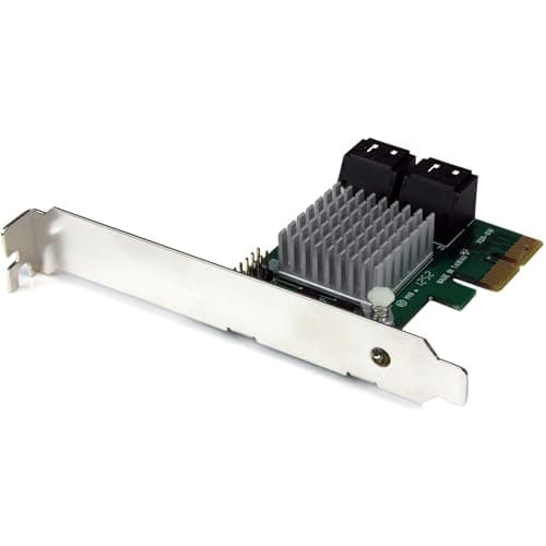 Image of StarTech.com 4 Port PCI Express 2.0 SATA III 6Gbps RAID Controller Card with HyperDuo SSD Tiering - PCIe SATA 3 Controller Adapter (PEXSAT34RH)