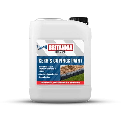 Image of AQUASHIELD Britannia Paints Kerb & Copings Paint (Terracotta, 2.5 Liters)