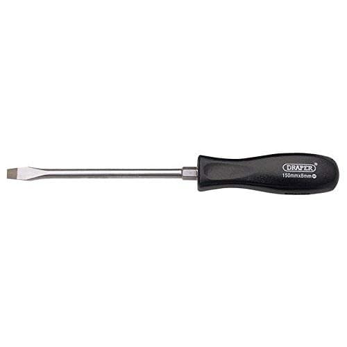 Image of Draper 19530 8 mm x 150 mm Slotted Mechanic’s Screwdriver, Blue