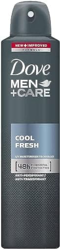Image of Dove Men+ Care Antiperspirant Body Spray, Cool Fresh, 250 ml (Pack of 1)