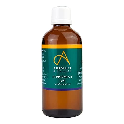 Image of Absolute Aromas Peppermint Essential Oil 100ml - 100% Pure, Natural, Undiluted and Cruelty-Free - Cooling, Refreshing and Clearing - for use in a Diffuser and Aromatherapy Blends