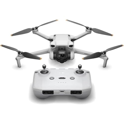 Image of DJI Mini 3 Drone, 4K HDR Camera, Foldable, 38-Min Flight Time, Vertical Recording, Remote Control, Grey, C0