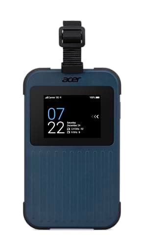 Image of Acer Connect Enduro M3 5G Router/Mobile Hotspot (2.4-inch Touchscreen, Wi-Fi 6, USB-C, MIL-STD-810H & IP54 Certified) - includes 20GB roaming data